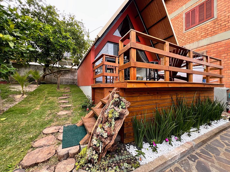 Poesia Del Mar - lindo chalé na praia de Ingleses