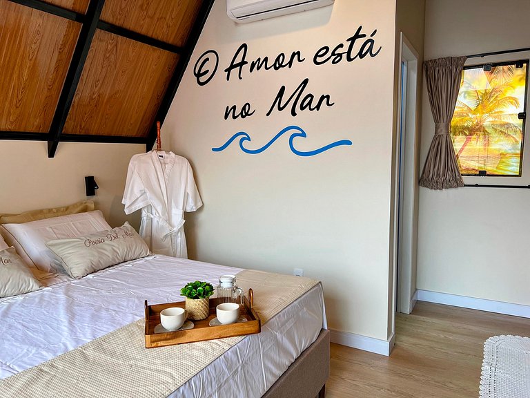 Poesia Del Mar - lindo chalé na praia de Ingleses