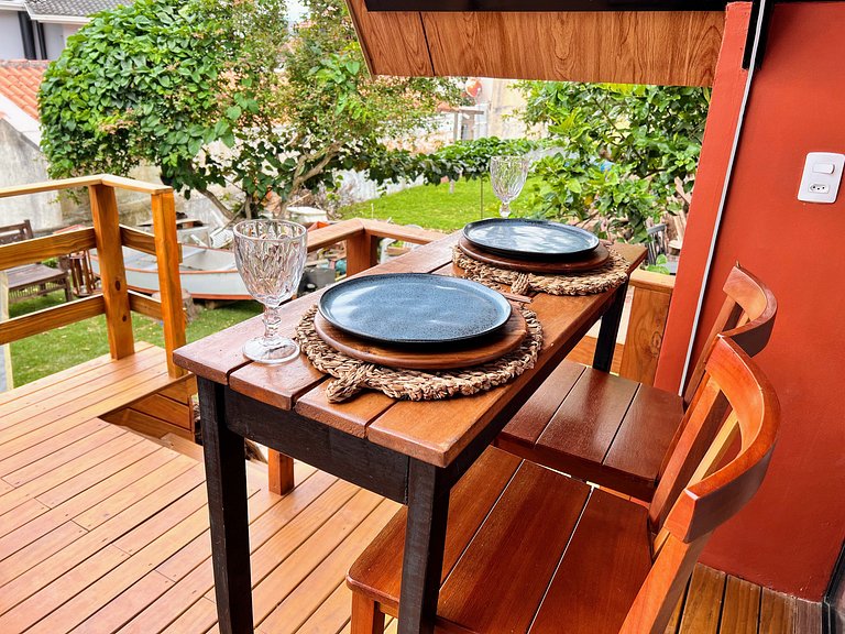 Poesia Del Mar - lindo chalé na praia de Ingleses