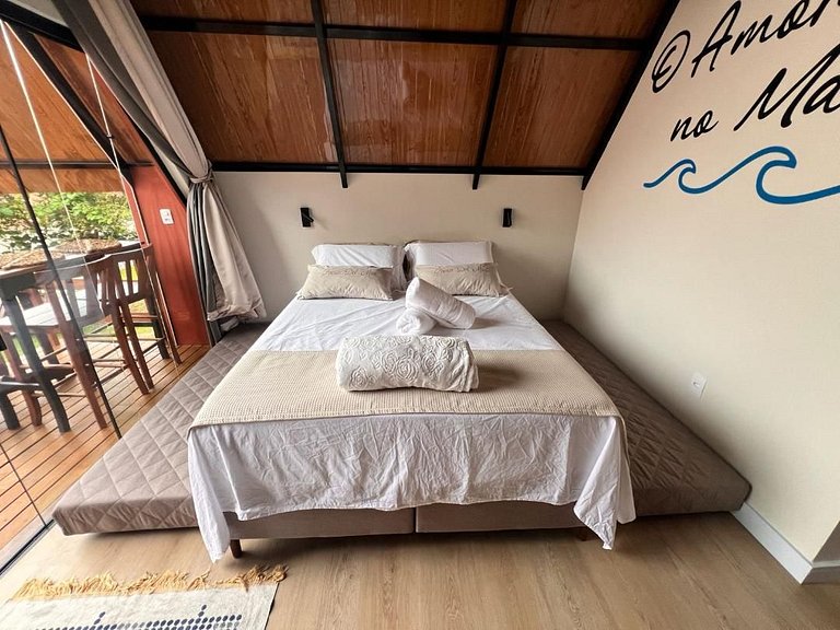 Poesia Del Mar - lindo chalé na praia de Ingleses